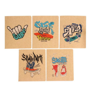 TE 48/5 10902/5 Тетрадь "Skate and surf" клетка