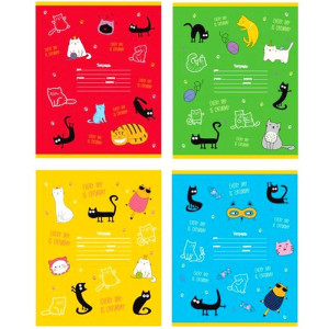 TE 24/5 Т5ск24 9853 Тетрадь "Cats&Cats" клетка