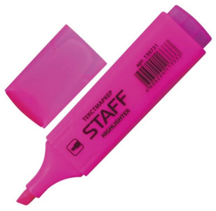 MT 150731 STAFF Текстовыделитель 1-5мм розовый