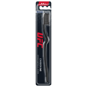 Зубная щетка UFC x EXXE Carbon hit с углём средней жесткости 1 шт