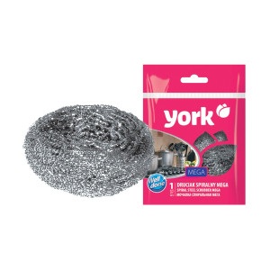 Губка для посуды YORK нержавеющая сталь 1 шт