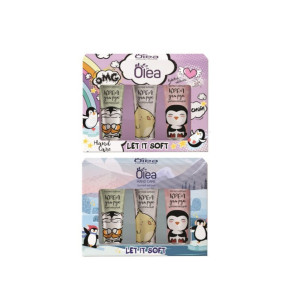 Подарочный набор Olea Hand Care Let It Soft Крем для рук Комплексный 30 мл+крем Питательный 30 мл+Крем для рук Увлажняющий 30 мл