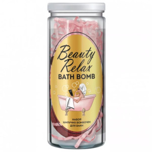 Подарочный набор Фитокосметик Beauty Relax Bath Bomb Шипучие бомбочки для ванн Увлажняющая+Для крепкого сна