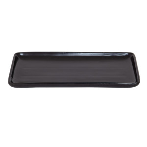 Блюдо Black&White прямоугольное черный 22.5 х 12 x 2 см