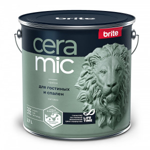 Краска Brite Ceramic для гостиных спален база А 2.7 л
