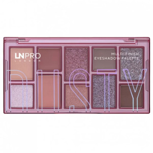 Палетка теней для век LN Professional Multi-Finish Eyeshadow Palette тон 102 DUSTY 12 гр - 1