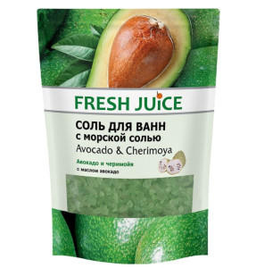 Соль для ванны Fresh Juice Авокадо и Черимойя 500 гр