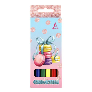 Фломастеры Кокос Macaroons Pastel 6 цветов