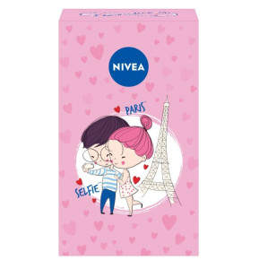 Подарочный набор Nivea Love Гель для душа Пион 250 мл и антиперспирант роликовый Нежная свежесть 50 мл