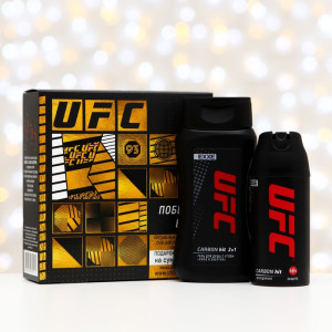 Подарочный набор UFC x EXXE Carbon hit Гель для душа 250 мл и дезодорант 150 мл