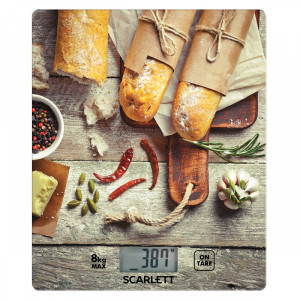 Весы кухонные Scarlett Багет SC-KS57P62 до 8 кг