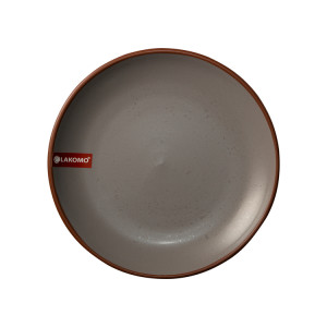 Тарелка десертная Lakomo Water drop grey 20.5 см