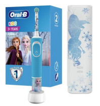 Подарочный набор Oral-B Kids Электрическая зубная щетка 3+ Frozen и дорожный футляр