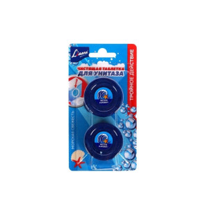Очиститель д/унитаза Лиаара Морская свежесть 2*50г (таблетка) 1*12