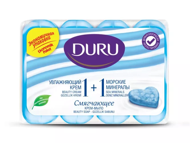 Мыло туалетное Duru Soft Sens Морские минералы 4х80 гр – 1