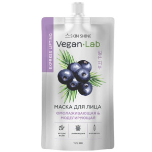 Маска для лица Skin Shine VeganLab Express Lifting омолаживающая и моделирующая 100 мл