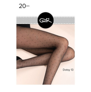 GATTA Dotsy 13 колготки "парные точки"  20d nero 3