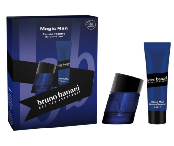 Подарочный набор Bruno Banani Magic Man Туалетная вода 30 мл и гель для душа 50 мл