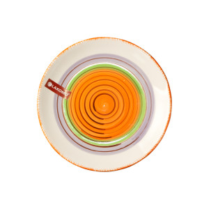 Тарелка десертная Lakomo Rainbow orange 19 см