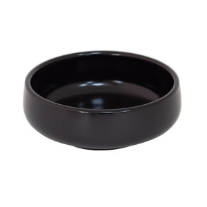 Салатник Lakomo Black&White круглый черный 11.5х4 см