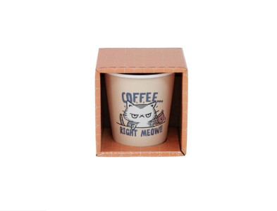 Стакан Coffee right meow в подарочной упаковке 260 мл