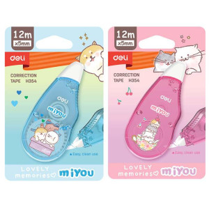 KO EH354 DELI Корректор роликовый "MiYou" 12м*5мм