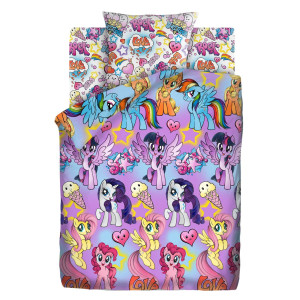 КПБ 1.5 бязь "My Little Pony" (70х70) Summer time