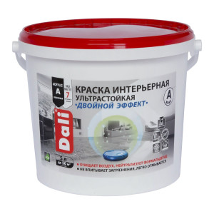 Краска Dali Двойной эффект интерьерная ультрастойкая база А 5 л