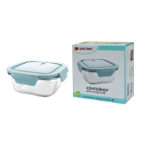 Контейнер Lakomo Soft color стекло квадратный 11.2 х 4.9 х 11 см 320 мл