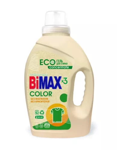 Гель для стирки BiMax Eco Color концентрат 1.2 кг – 1