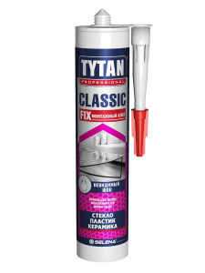 Клей монтажный Tytan Classic Fix прозрачный 280 мл