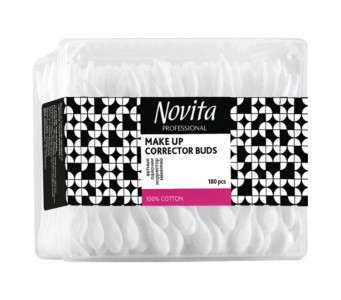 Ватные палочки Novita Professional Make Up моноблок 180 шт
