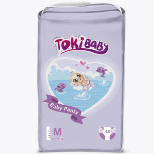 Подгузники-трусики TokiBABY размер M 6-11 кг 48 шт