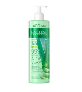 Молочко для тела Eveline Bio Organic 99% Natural Aloe Vera смягчающее-увлажняющее 3в1 400 мл