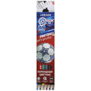 Карандаши цветные deVENTE Play Football 6 цветов