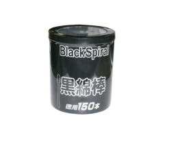 Ватные палочки Mitsuei Black Spiral стакан 150 шт