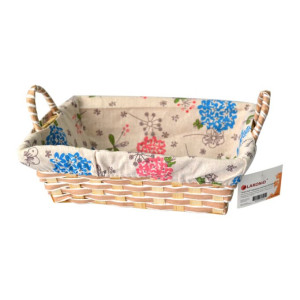 Корзинка для хранения Lakomo Green leaf плетеная 25x19x8 см