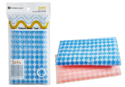Мочалка для душа Shower Towel Diamond нейлон №153