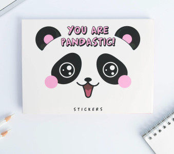 Блок для записей ArtFox Pandastic с липким краем,8 блоков - 1