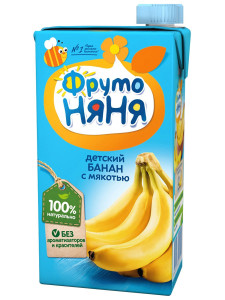 Нектар ФрутоНяня банан с мякотью 500 мл
