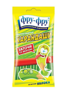 Мармелад Фру-Фру Карандаши жевательный Яблоко 85 гр