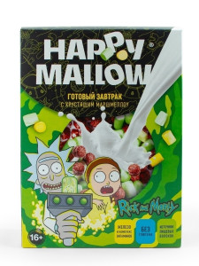 Готовый завтрак Happy Mallow Rick and Morty с маршмеллоу 240 гр