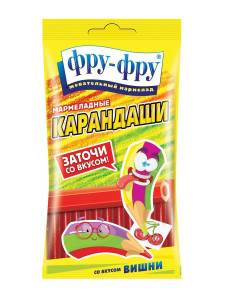 Мармелад Фру-Фру Карандаши жевательный Вишня 85 гр