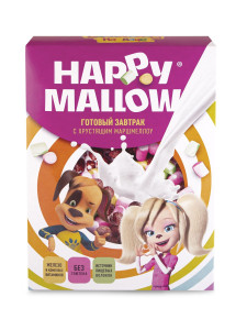 Готовый завтрак Happy Mallow Барбоскины с маршмеллоу 240 гр