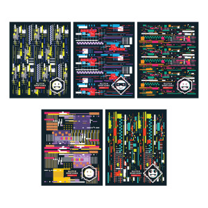 Тетрадь Glitch emotions 48 л