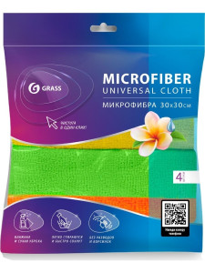 Салфетки для уборки Grass микрофибра 30х30 см