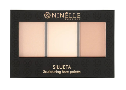 Палетка для лица NINELLE SILUETA тон 501 теплый бежевый 12 гр - 1