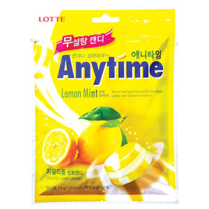 Карамель Anytime Лимонная мята 75 гр