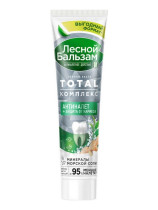 Зубная паста Лесной бальзам Total Комплекс Морская соль, экстракт имбиря и чай матча 150 мг