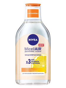 Мицеллярная вода Nivea MicellAir Дыхание кожи Витамин 400 мл